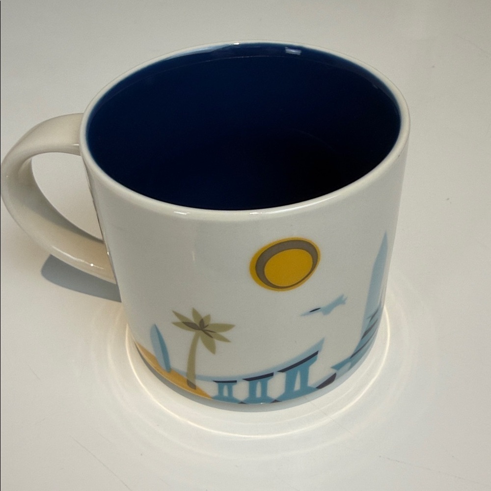 Starbucks San Diego Mug - You Are Here Collection Blue and Cream - Picture 3 of 4